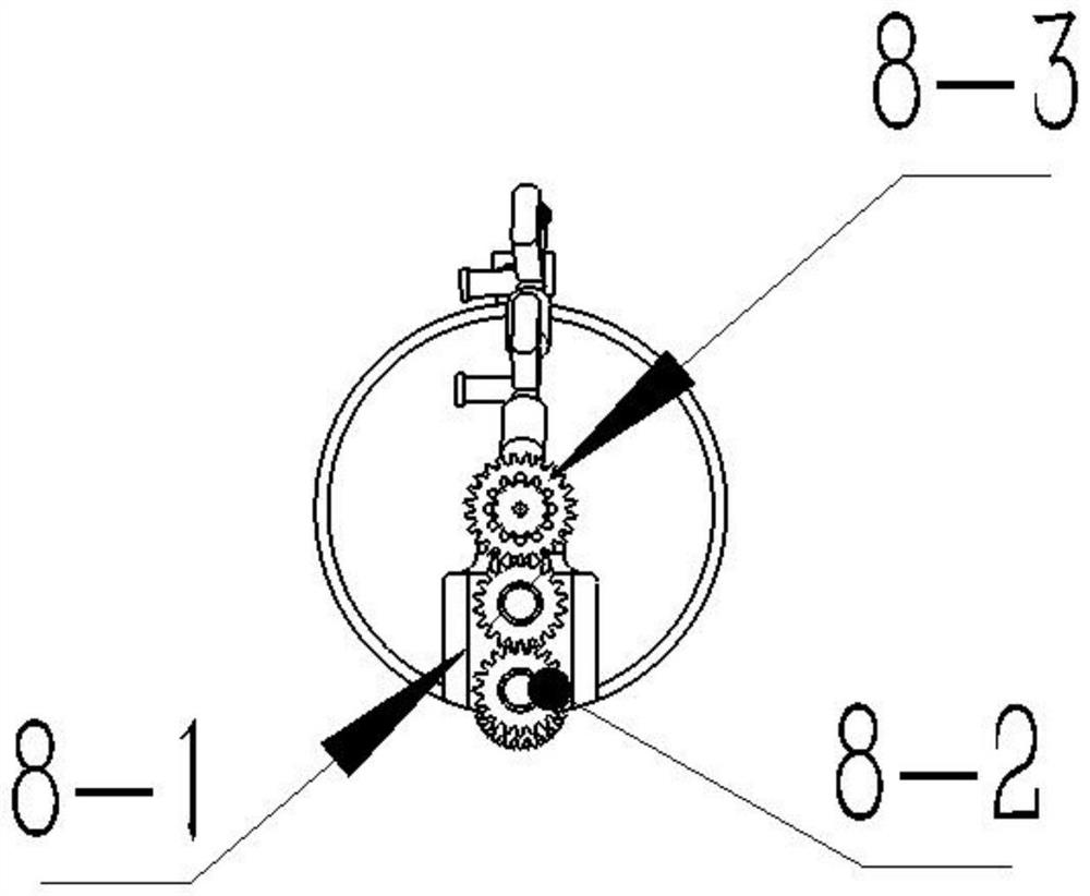 Tube and wire driving device of vascular intervention surgical robot