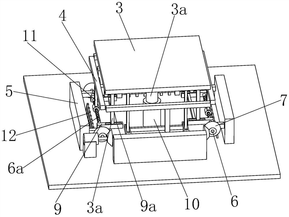 A lift stage with rendering effects