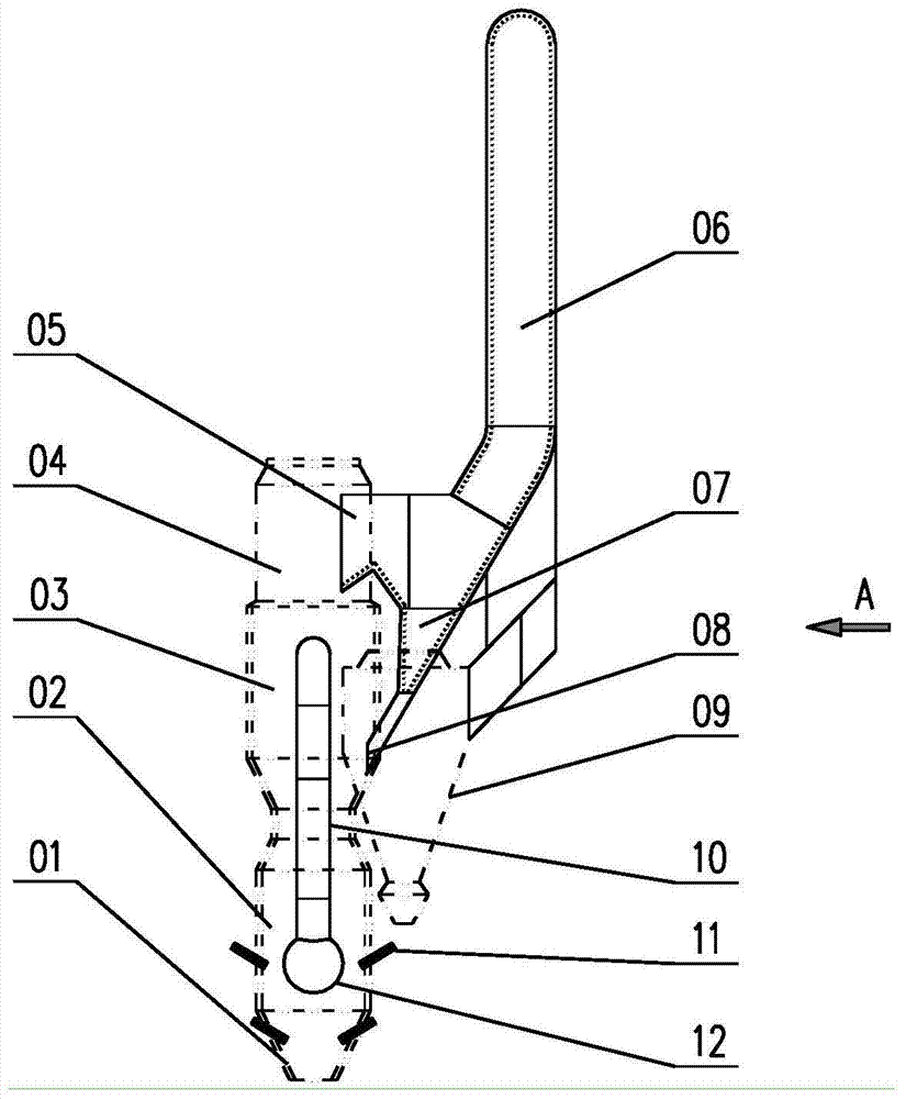 A retrofit method for energy saving and emission reduction to reduce the emission of nitrogen oxides from ddf decomposition furnace