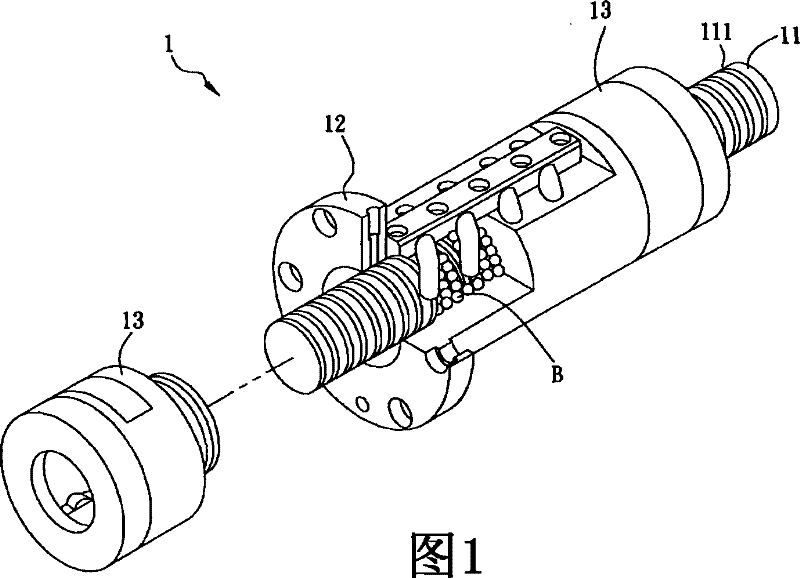 Ball screw rod device