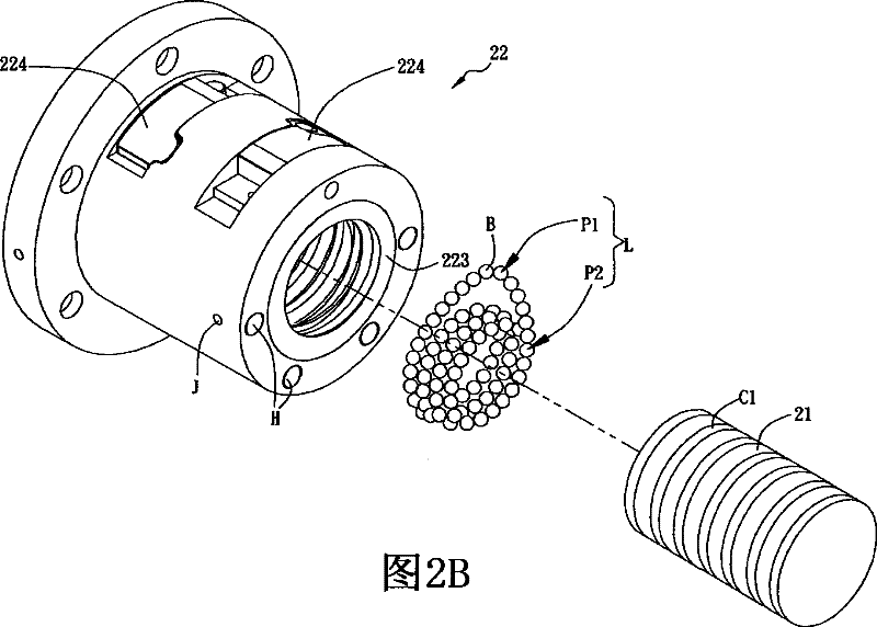 Ball screw rod device