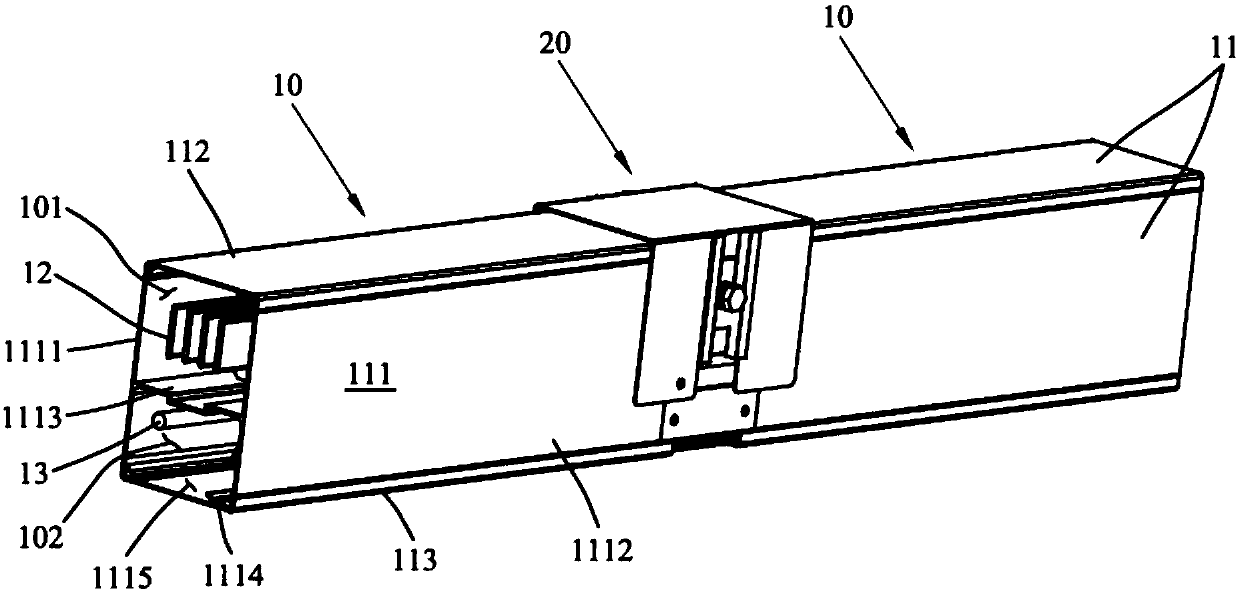 Single dual-circuit bus duct capable of combining bus and cable