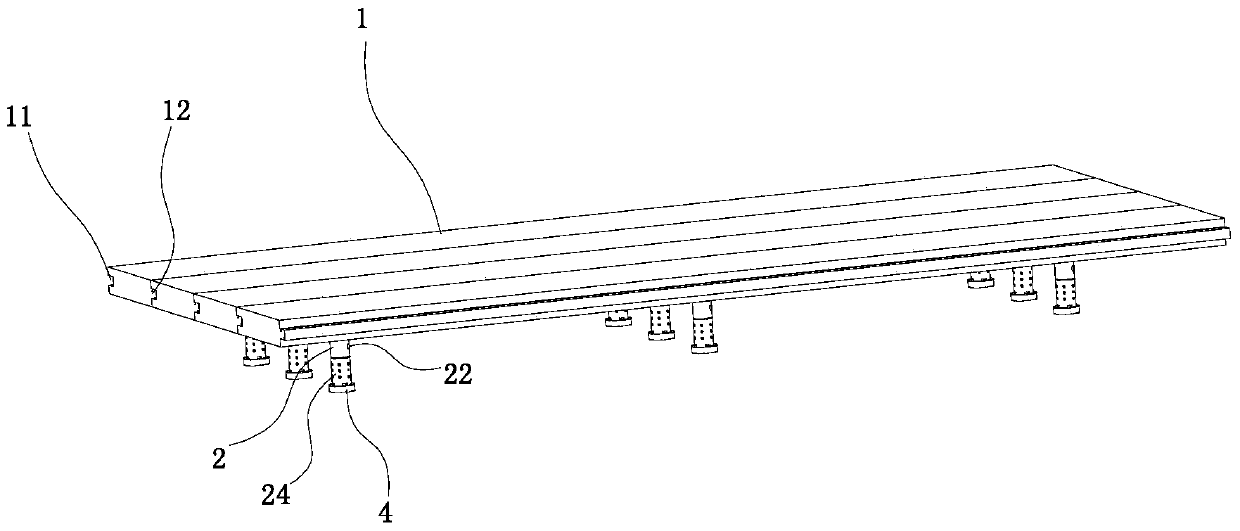 Non-supported insect-resistant flooring