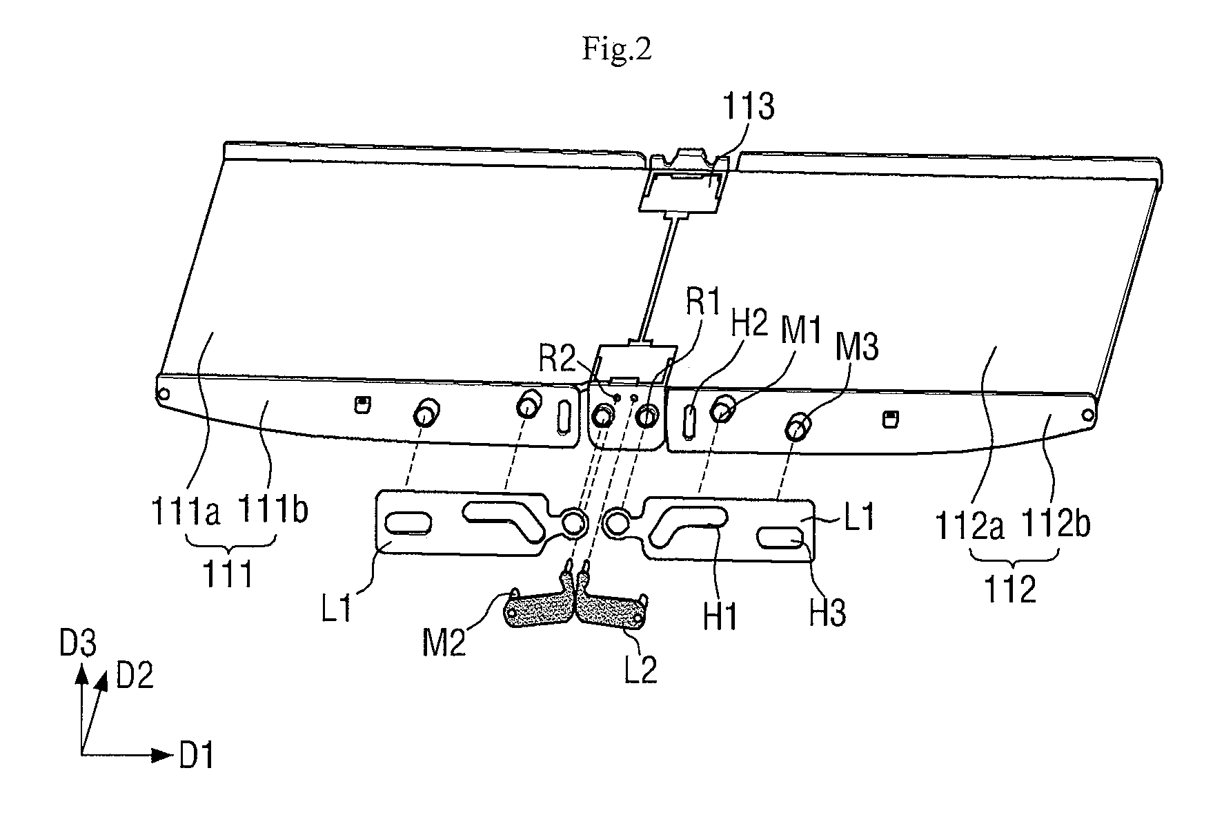 Foldable display device