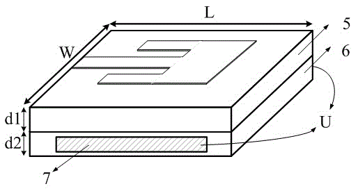 Magnetically and electrically-adjustable microstrip antenna and adjusting method thereof