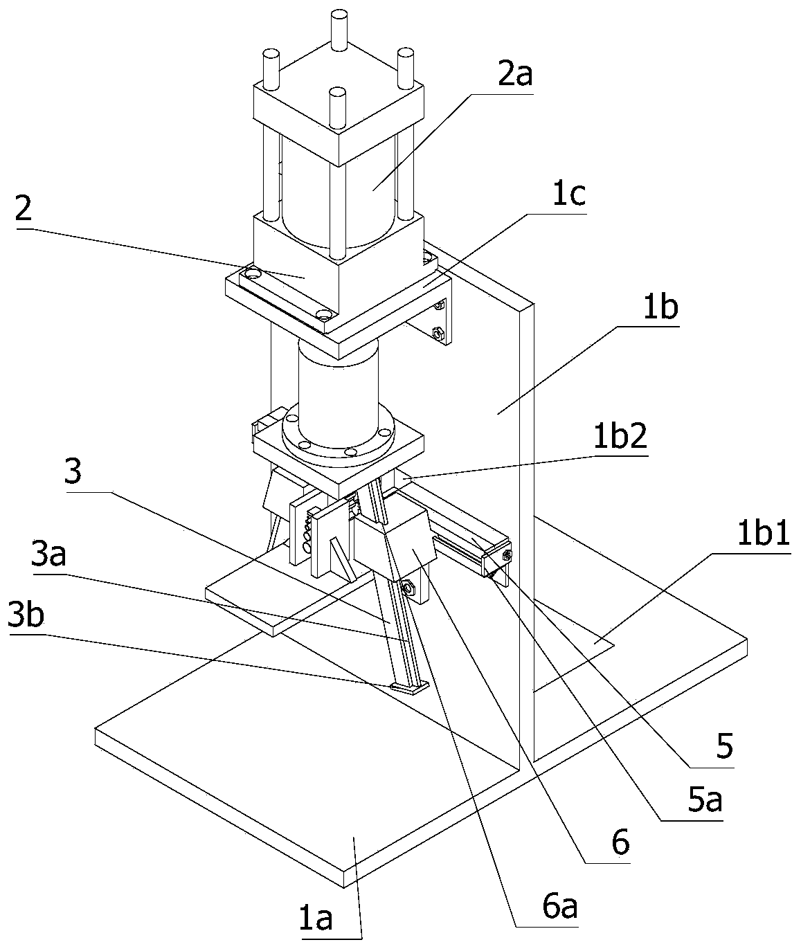 High-voltage crimping machine for automobile wire harness