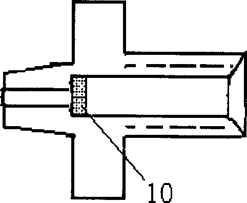 Scavenging trap for solid sample and its application