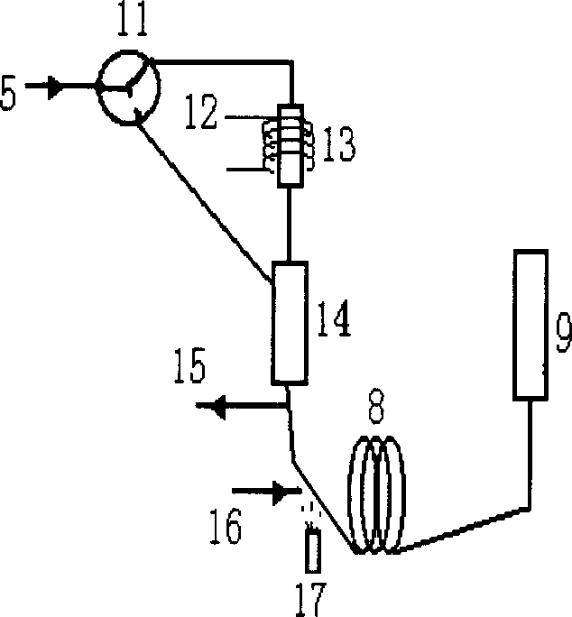 Scavenging trap for solid sample and its application