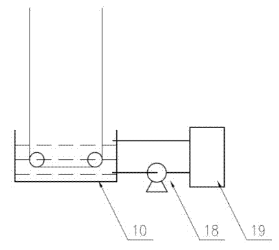 Technology and device for processing film-coated iron