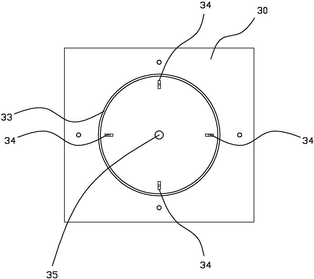 Device for forming diameter-expanded prefabricated hole