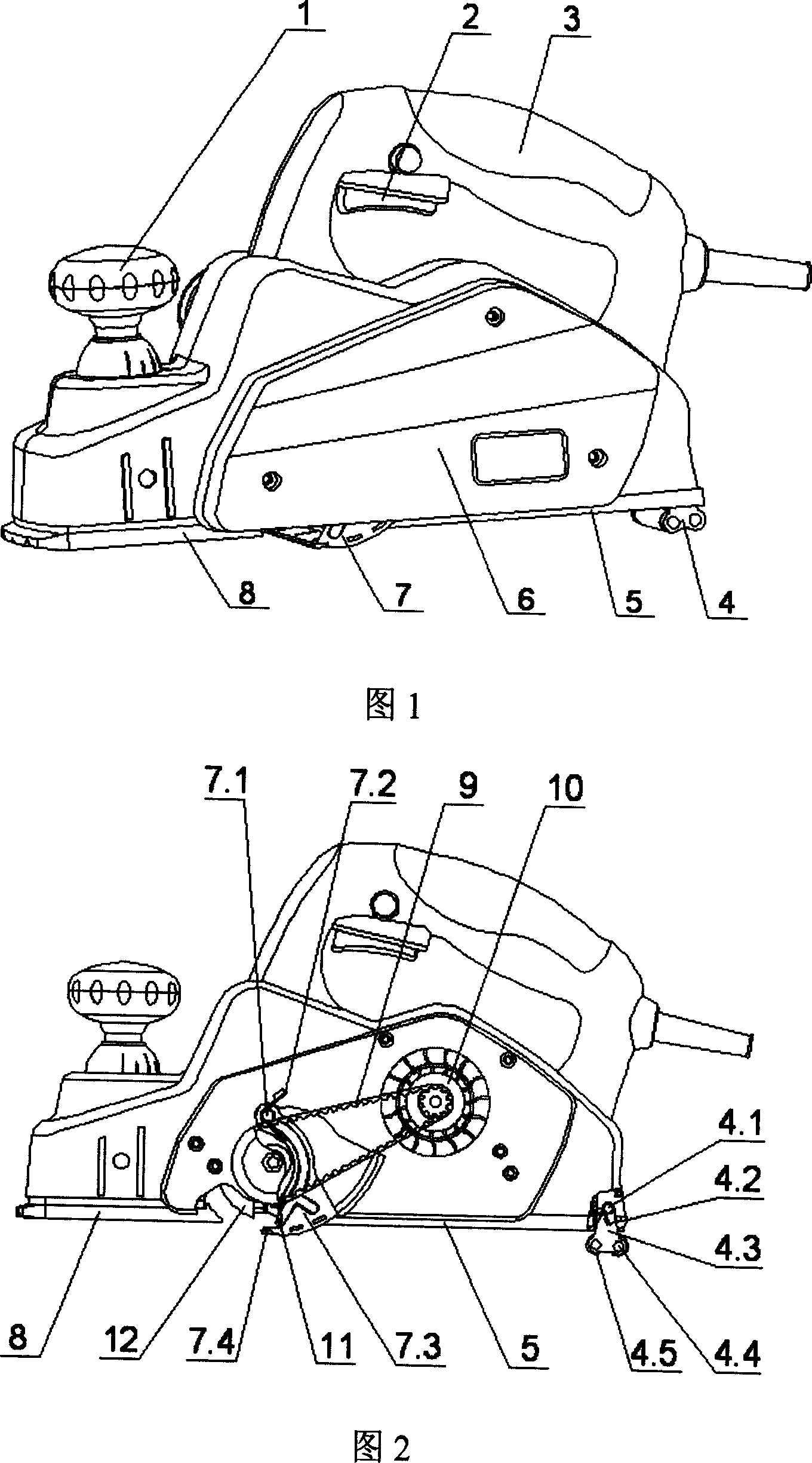 Portable electric plane