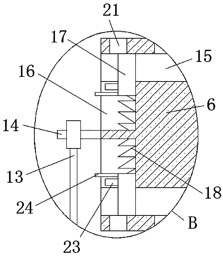 A graphite electrode heating device