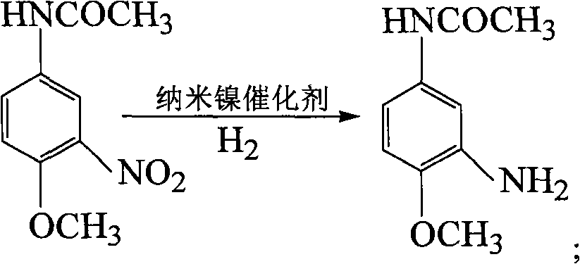 Method for synthesizing 3-amino-4-methacetin by catalytic hydrogenation