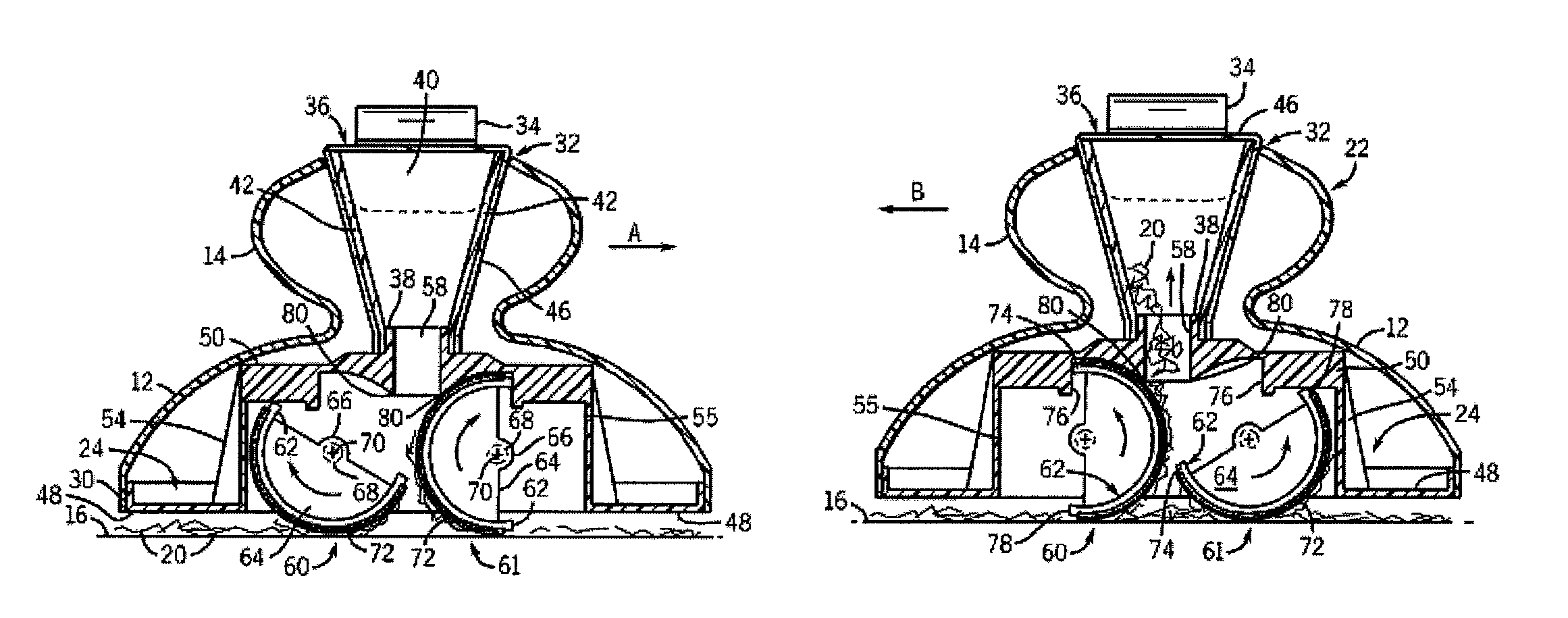 Fabric sweeper