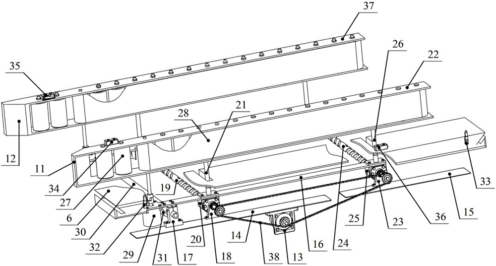 Full-automatic adhesive tape carton sealing machine for multi-specification express cartons and working method