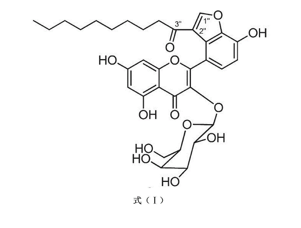 Application of Houttuynoid C in antibacterial medicine