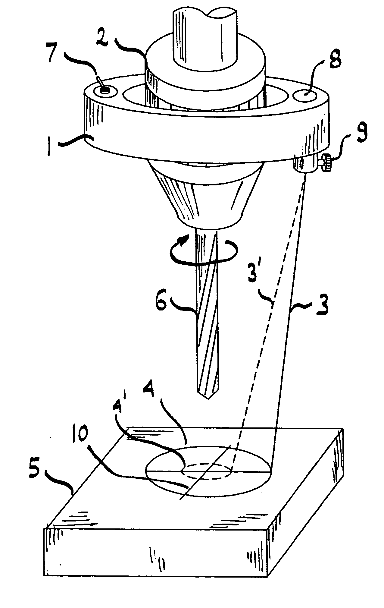 Laser centering jig