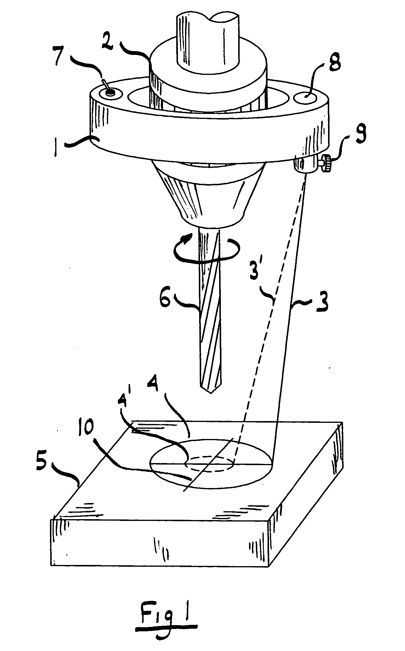 Laser centering jig