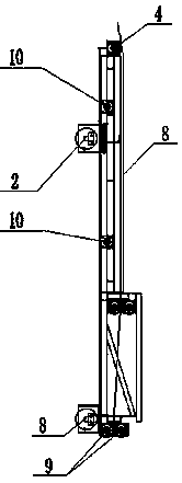 Pull-type reinforcement mesh braiding machine and method for braiding reinforcement mesh by pull-type reinforcement mesh braiding machine