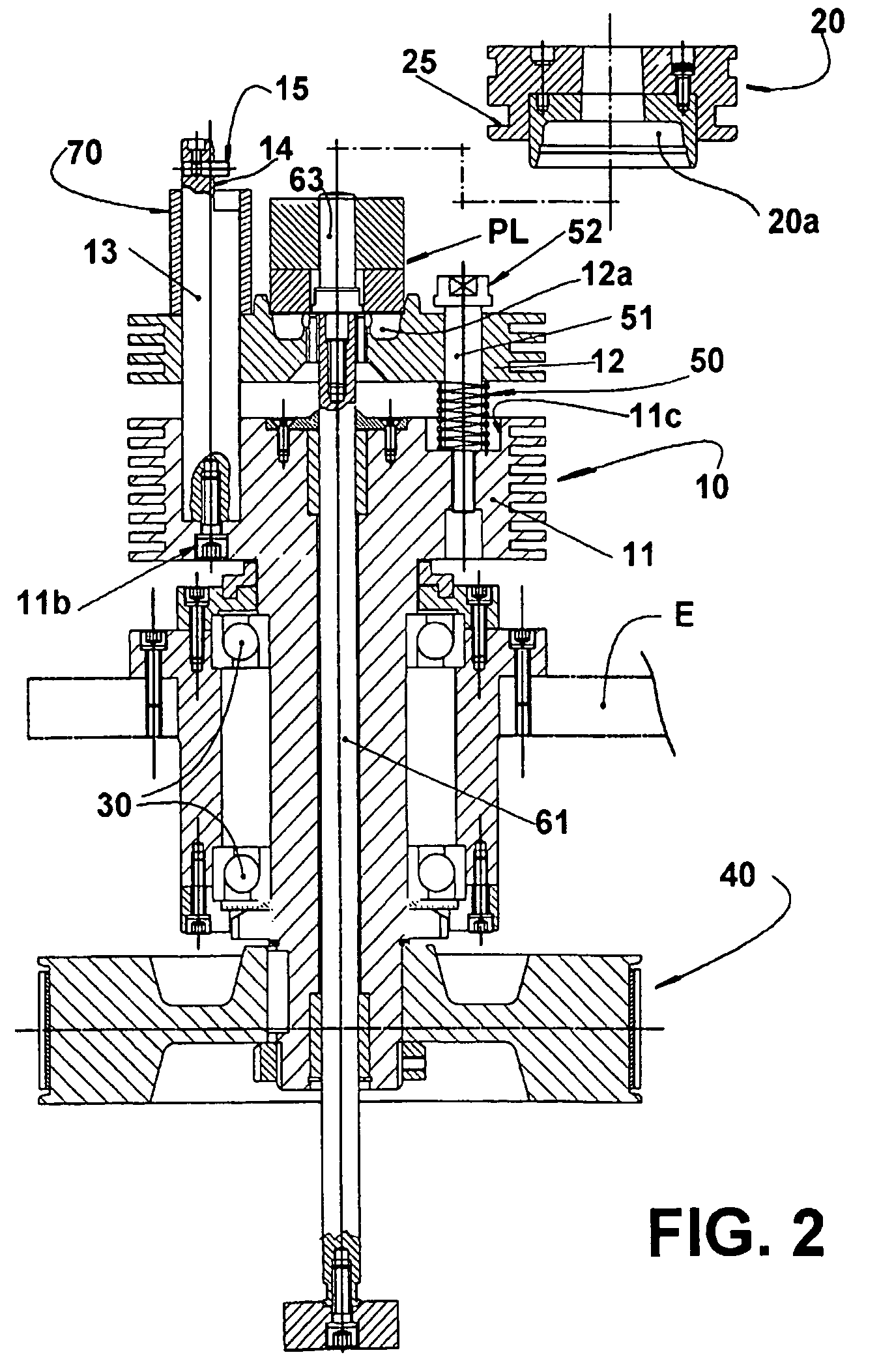 Centrifugation injection mold