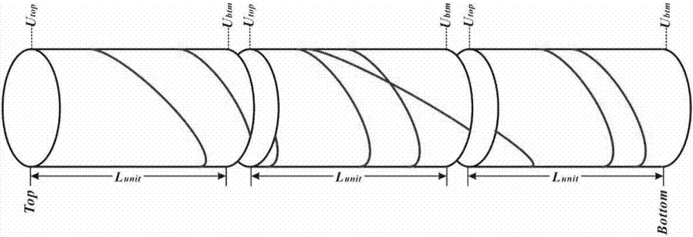 Rock core-based fracture continuous-characterization method