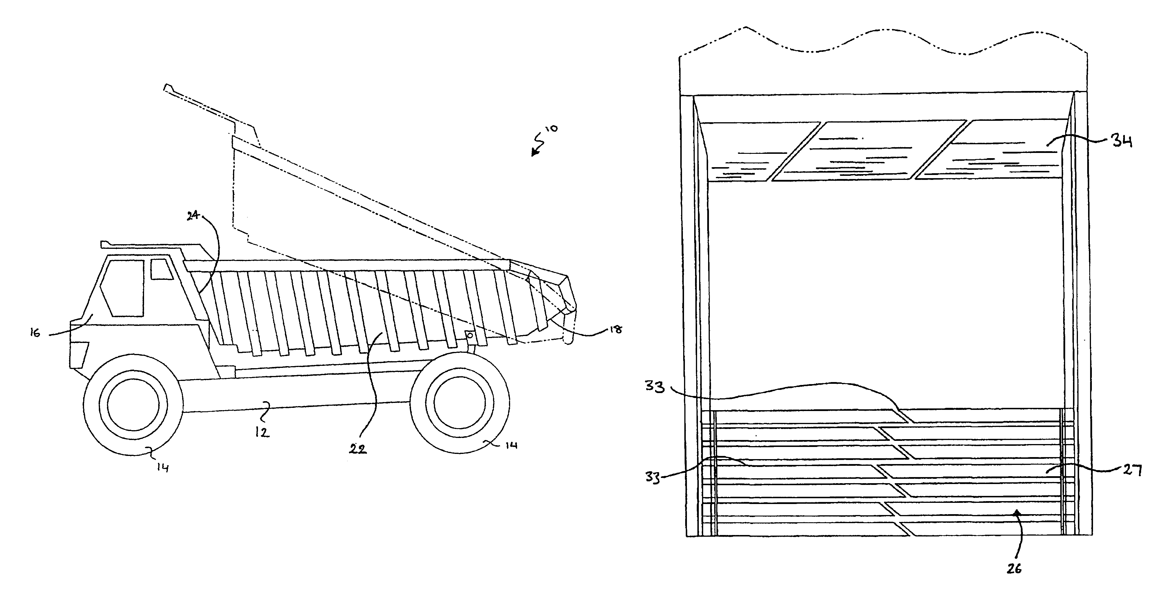 Materials transport container