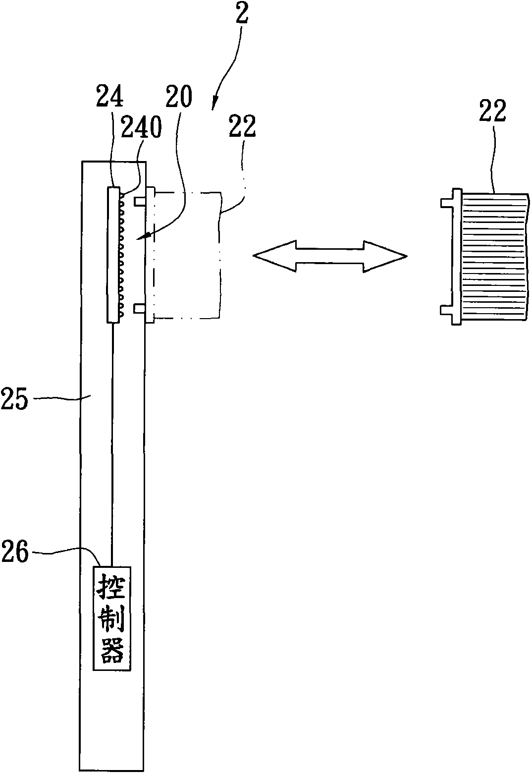 Optical toothbrush device