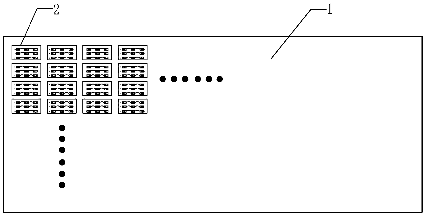 LED display screen package process based on COB (chip on board) technology and LED display screen