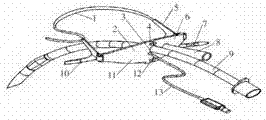 Oral trachea cannula fixing apparatus of novel and simple structure