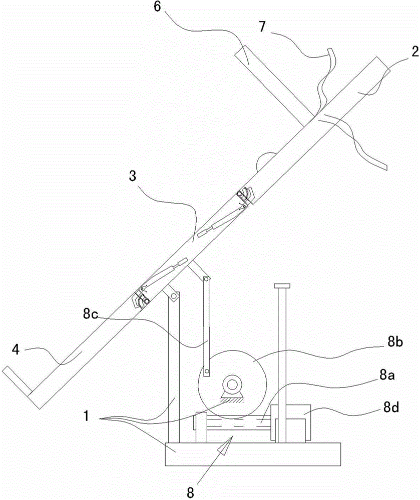 Chair for treating lumbar vertebra lesion