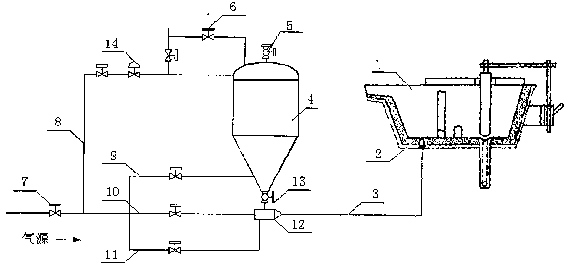 System device for adding rare earth into continuous casting tundish and adding method