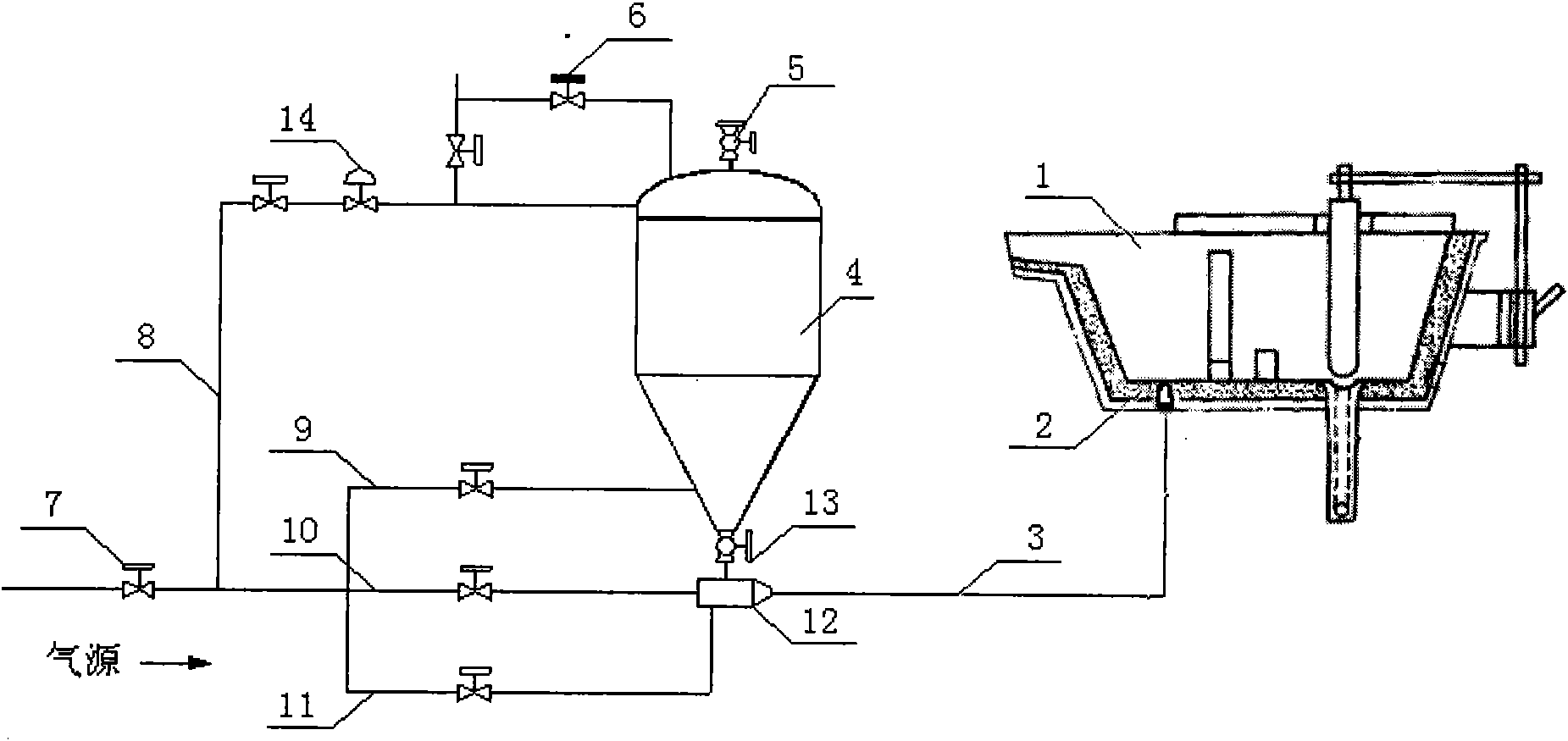 System device for adding rare earth into continuous casting tundish and adding method