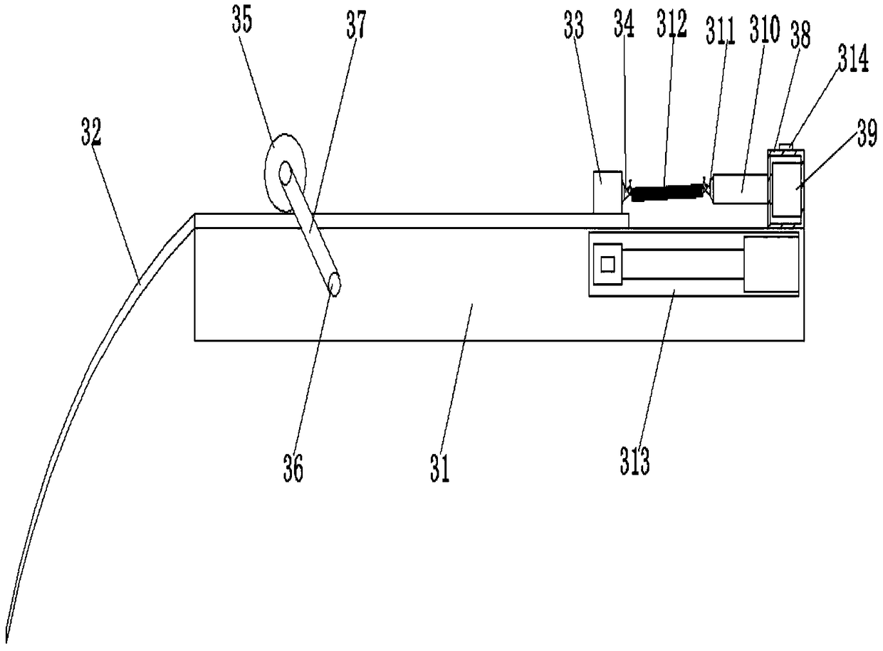 Automatic dragging device for long-scroll writing and painting paper