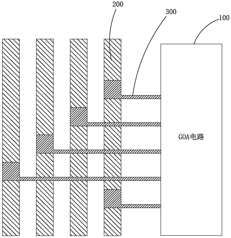 Row driving circuit structure and display device