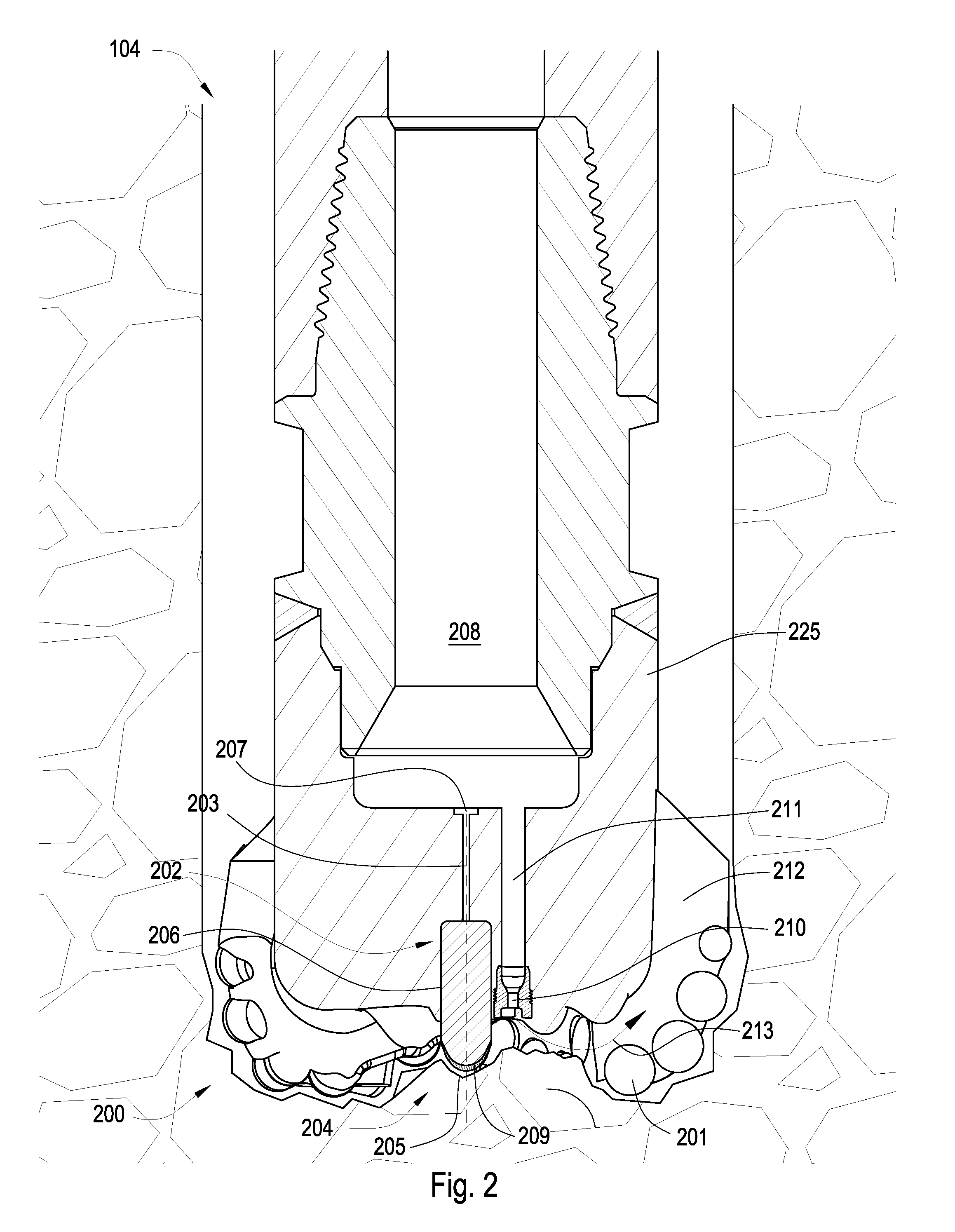 Jet Arrangement for a Downhole Drill Bit