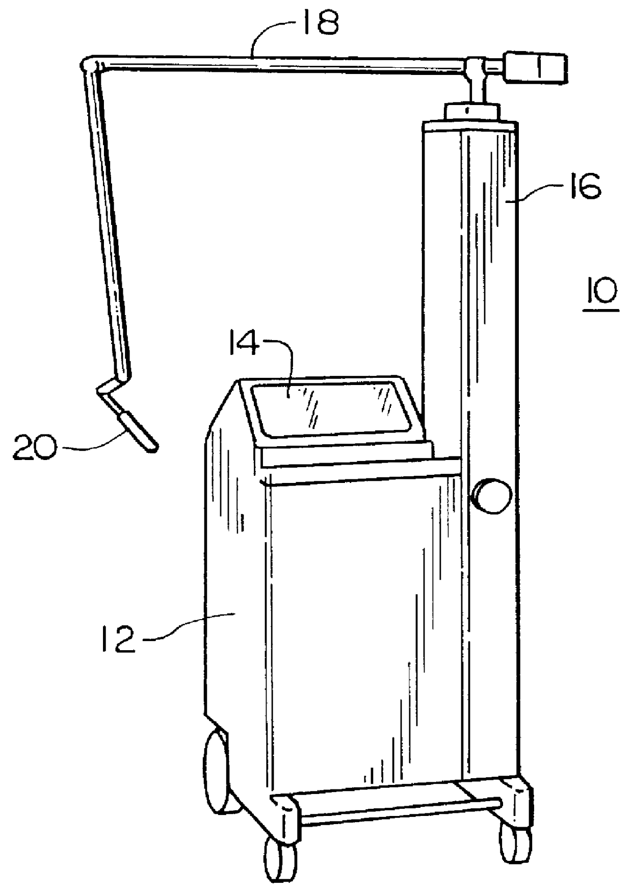 Handpiece for a medical laser system