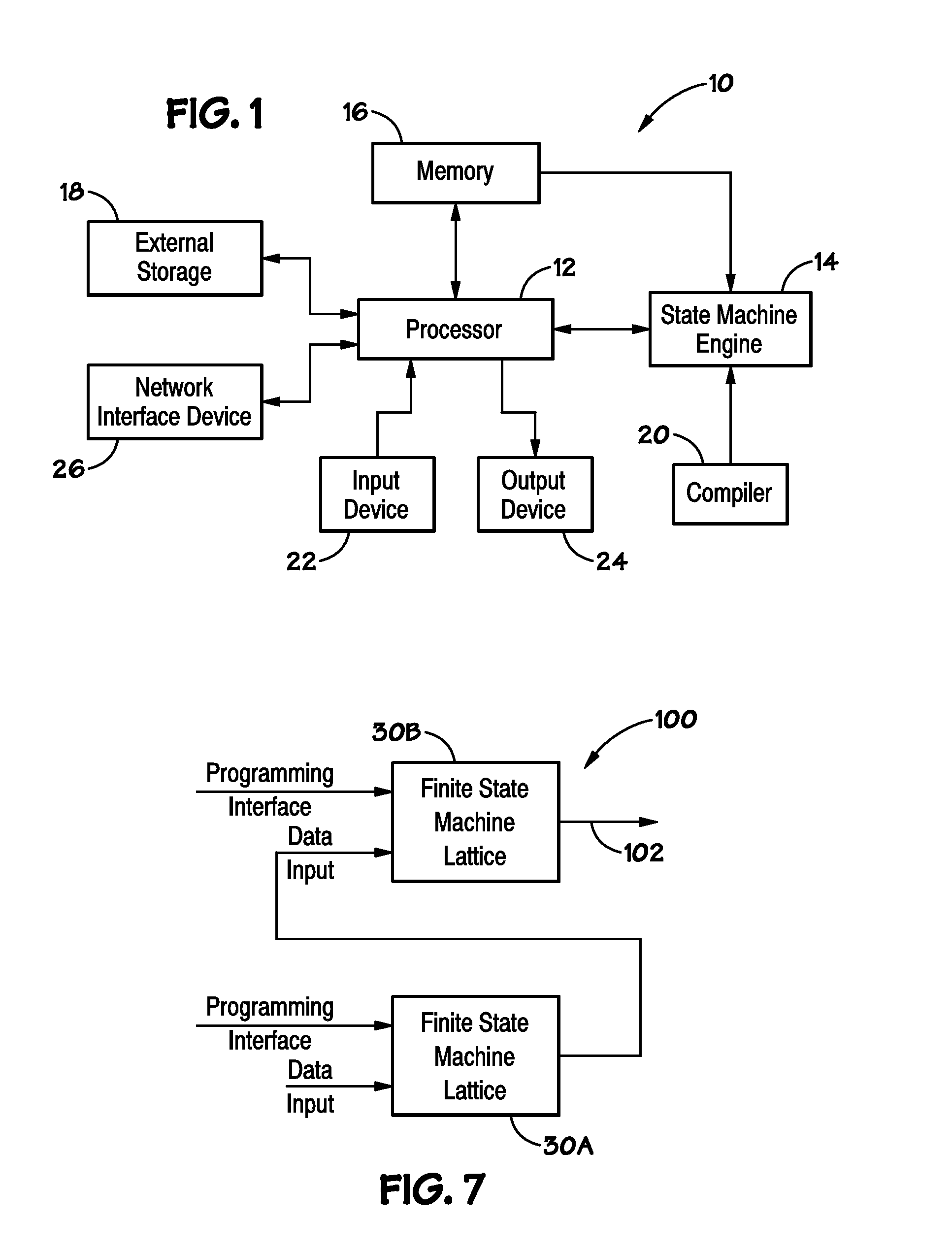 Boolean logic in a state machine lattice