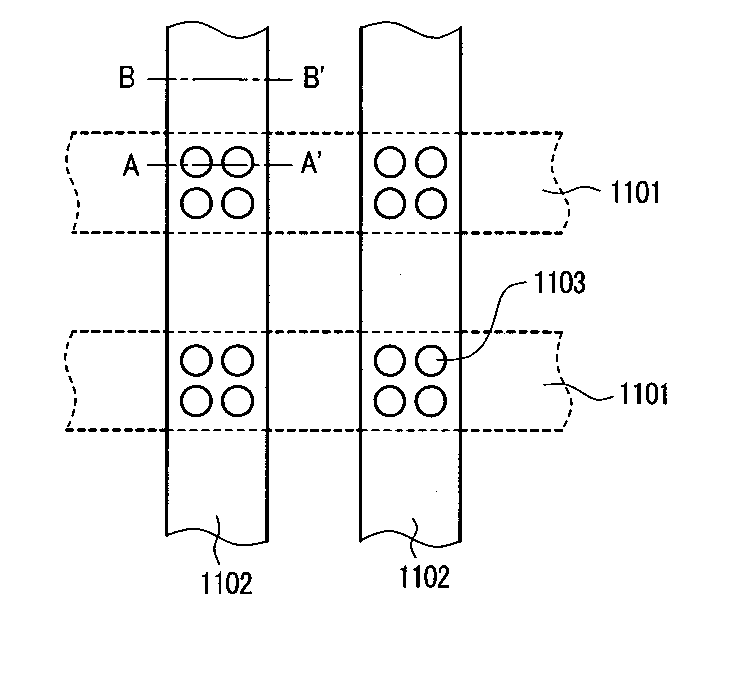 Emissive flat panel display device