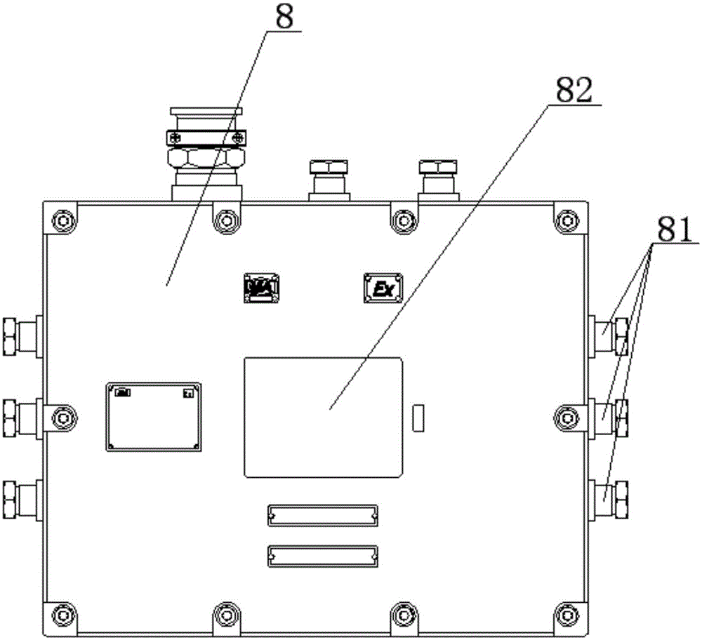 Automatic high-pressure spray dust-settling device