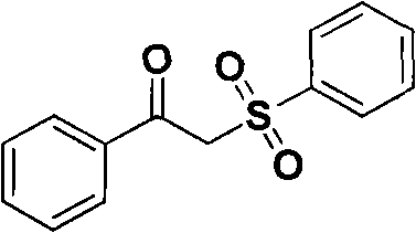 Novel method for preparing 1-phenyl-2-benzene sulfonyl acetophenone