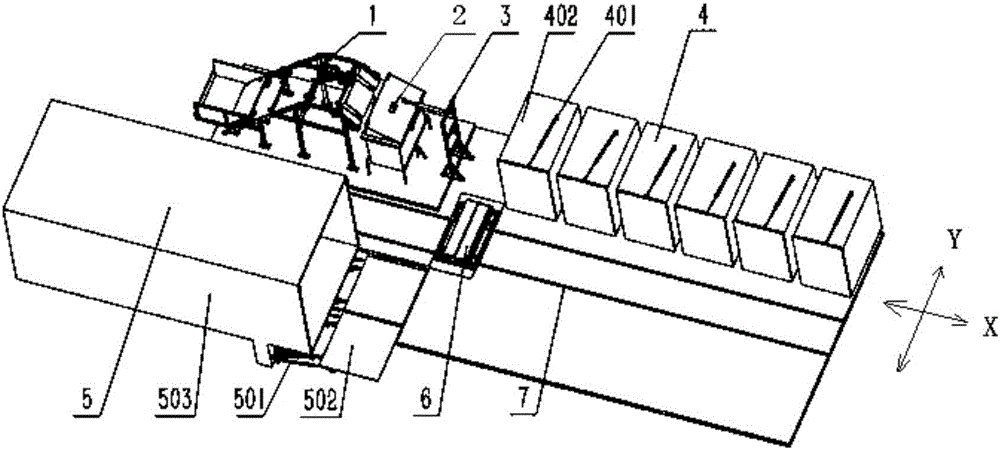 Rail-type mechanical transport and independent storage system for animal carcasses