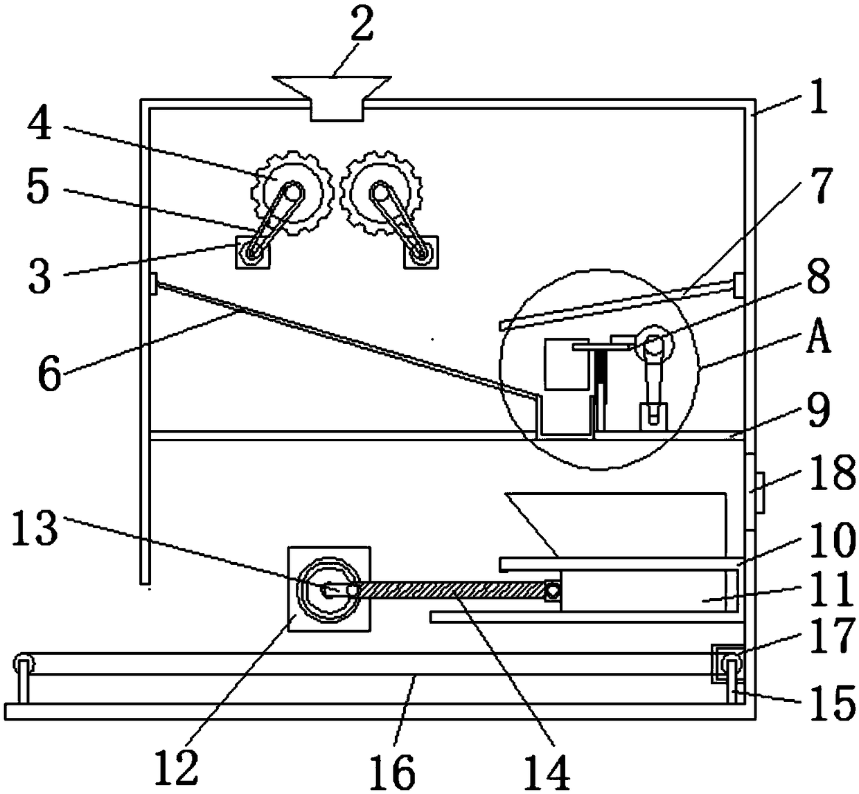 Processing device for sugar production