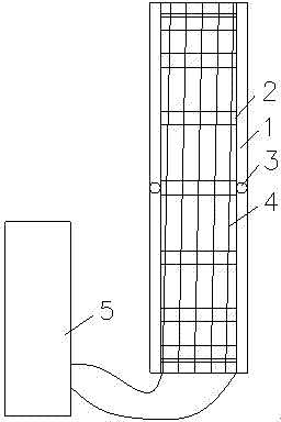 Orifice degaussing device for long-distance pipeline