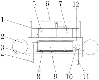 Solar power generation oxygen-enriched water preparation device