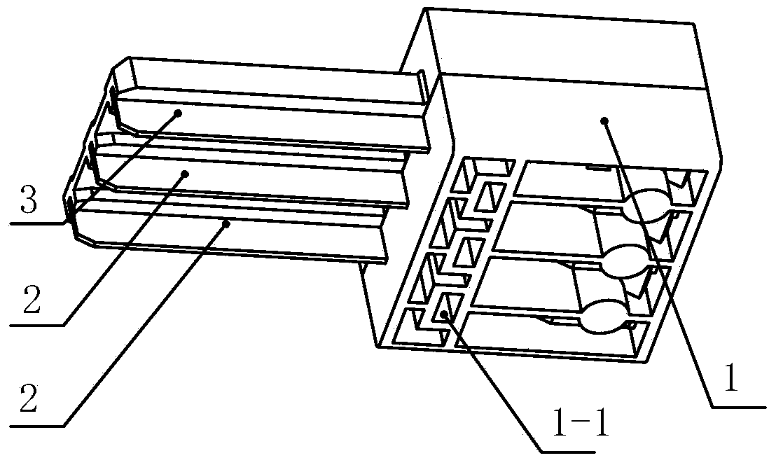 Intelligent type low-voltage in-set draw-out switch device and signal dynamic and static plugins thereof