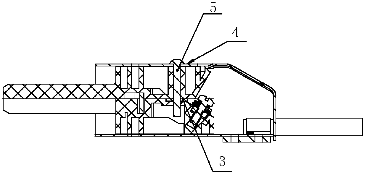 Intelligent type low-voltage in-set draw-out switch device and signal dynamic and static plugins thereof