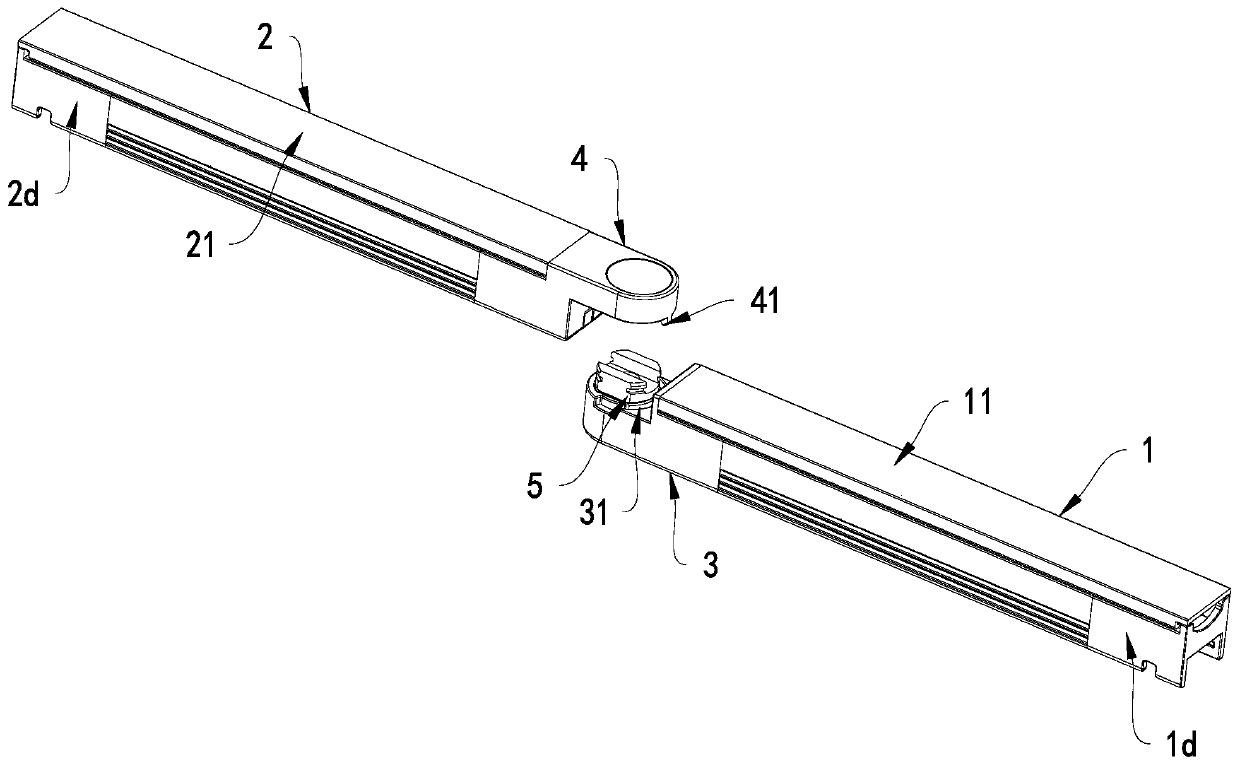 Spatial modular LED linear lamp