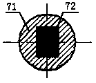 Intelligent well cementation slide sleeve separate-layer fracturing transformation process pipe column without stage limitation