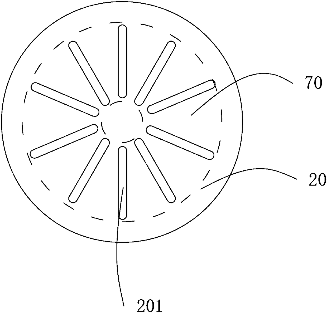 Film thickness detection device and vacuum evaporating machine