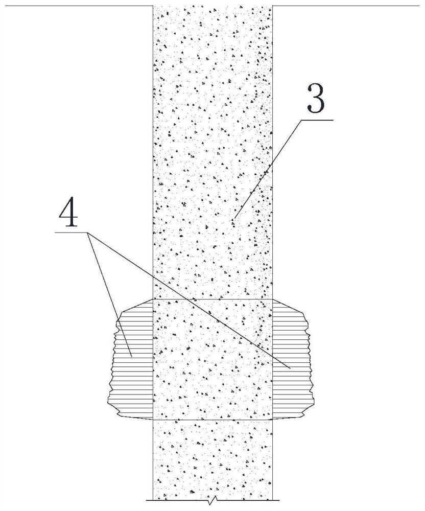 Construction method for hole forming of bridge pile foundation in karst area